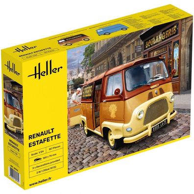 Heller - Renault Estafette - 1:24 - 157 Teile