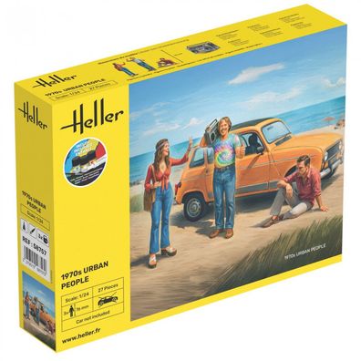 Heller - Starter Kit 1970s Urban People - 1:24 - 27 Teile