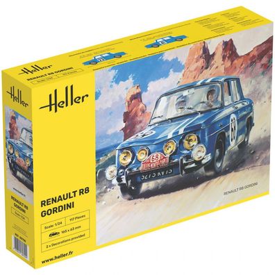 Heller - Renault R8 Gordini - 1:24 - 117 Teile
