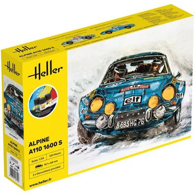 Heller - Starter Kit Alpine A110 1600 S - 1:24 - 139 Teile