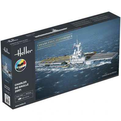 Heller - Starter Kit Charles de Gaulle 2001 - 1:400 - 140 Teile