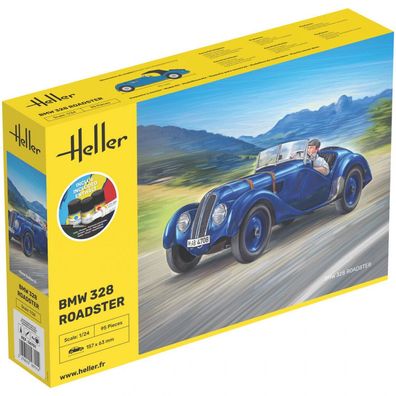 Heller - Starter Kit BMW 328 Roadster - 1:24 - 95 Teile