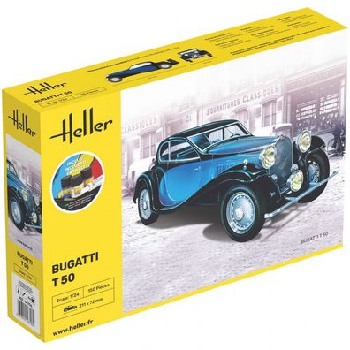 Heller - Starter Kit Bugatti T 50 - 1:24 - 99 Teile