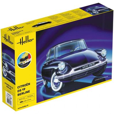 Heller - Starter Kit Citroën DS 19 Berline - 1:16 - 157 Teile