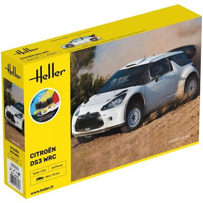 Heller - Starter Kit Citroën DS3 WRC - 1:24 - 66 Teile