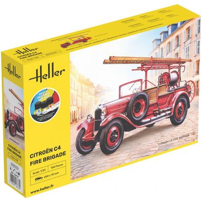 Heller - Starter Kit Citroën C4 Fire Brigade - 1:24 - 106 Teile