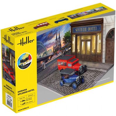 Heller - Starter Kit Diorama Splendid Hotel - 1:24 - 209 Teile