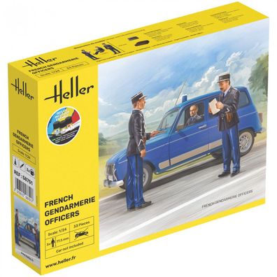 Heller - Starter Kit French Gendarmerie Officers - 1:24 - 33 Teile - 3 Figuren