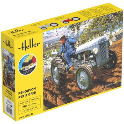 Heller - Starter Kit Ferguson Petit Gris - 1:24 - 128 Teile
