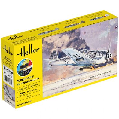 Heller - Starter Kit FW 190 A5/A8/F8 - 1:72 - 61 Teile