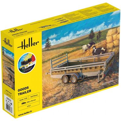Heller - Starter Kit Goods Trailer - 1:24 - 160 Teile
