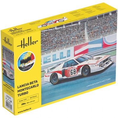 Heller - Starter KIT Lancia Beta Montecarlo Turbo - 1:24 - 122 Teile