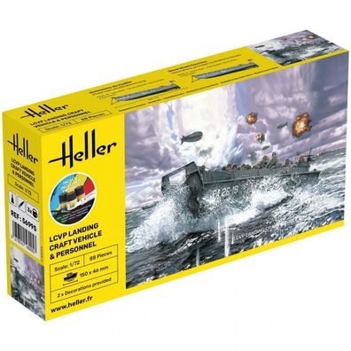 Heller - Starter KIT LCVP Landing Craft Vehicle/Personnel - 1:72 - 88 Teile