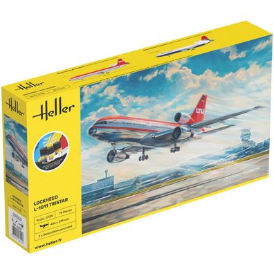 Heller - Starter Kit Lockheed L-1011 Tristar - 1:125 - 79 Teile