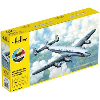 Heller - Starter Kit Lockheed L-749 Constellation Air France - 1:72 - 91 Teile
