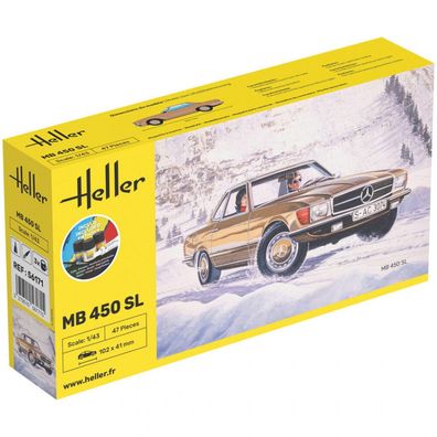 Heller - Starter KIT MB 450 SL - 1:43 - 47 Teile