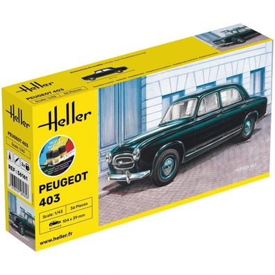 Heller - Starter KIT Peugeot 403 - 1:43 - 36 Teile
