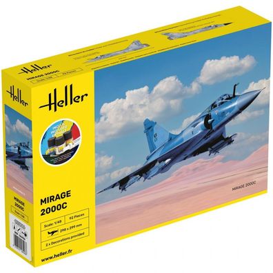 Heller - Starter Kit Mirage 2000 C - 1:48 - 92 Teile