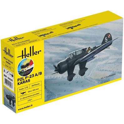 Heller - Starter Kit PZL 23 Karas - 1:72 - 48 Teile