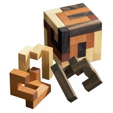 Confusio Neu - 9 Puzzleteile - Denkspiel - Knobelspiel - Geduldspiel