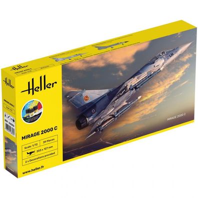 Heller - Starter Kit Mirage 2000 C - 1:72 - 39 Teile