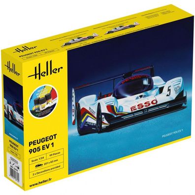 Heller - Starter Kit Peugeot 905 EV 1 - 1:24 - 44 Teile