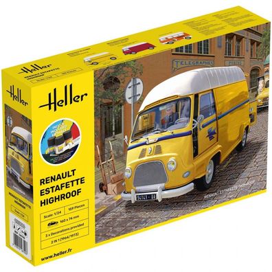 Heller - Starter KIT Renault Estafette Highroof - 1:24 - 159 Teile