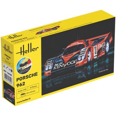 Heller - Starter KIT Porsche 962 - 1:43 - 21 Teile