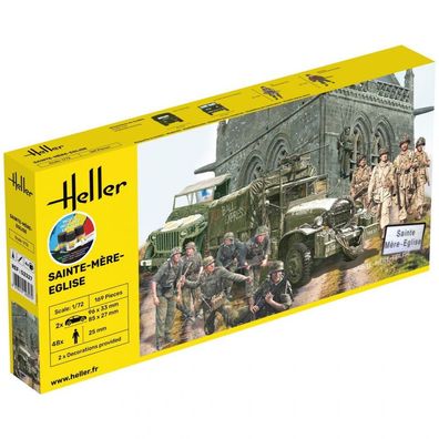 Heller - Starter KIT Sainte-Mère-Eglise - 1:72 - 169 Teile