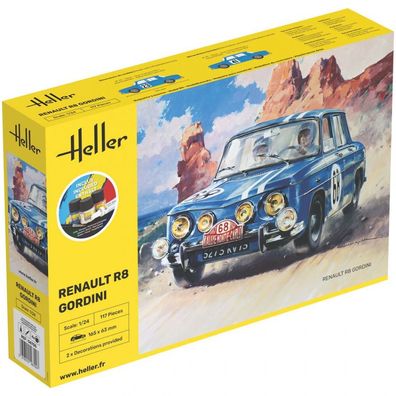 Heller - Starter Kit Renault R8 Gordini - 1:24 - 117 Teile