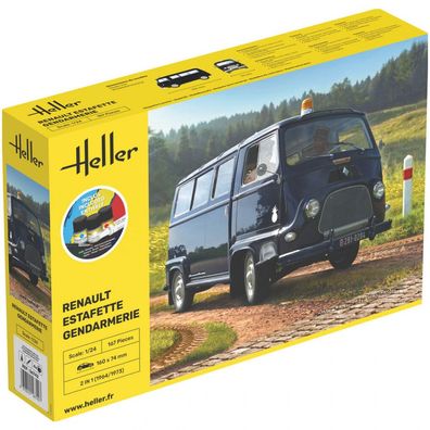 Heller - Starter KIT Renault Estafette Gendarmerie - 1:24 - 167 Teile