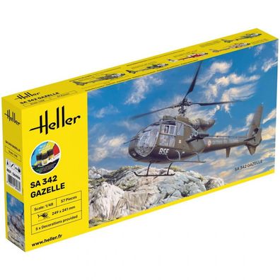 Heller - Starter Kit SA 342 Gazelle - 1:48 - 57 Teile