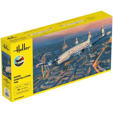 Heller - Starter Kit Super Constellation TWA - 1:72 - 97 Teile