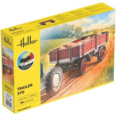Heller - Starter Kit Trailer 3to - 1:24 - 89 Teile