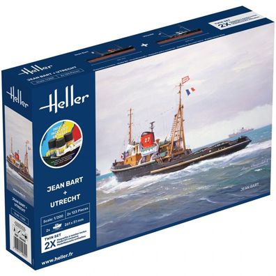 Heller - Starter KIT Twin Set Jean Bart + Utrecht - 1:200 - 2 x 123 Teile