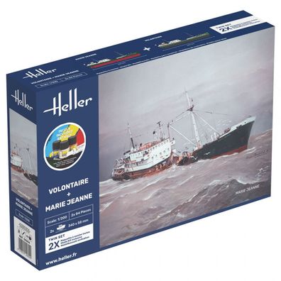 Heller - Starter KIT Twin Set Volontaire + Marie Jeanne - 1:200 - 2 x 84 Teile
