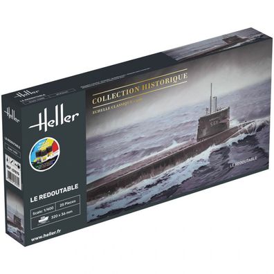 Heller - Starter Kit U-Boot S/M Redoutable - 1:400 - 25 Teile
