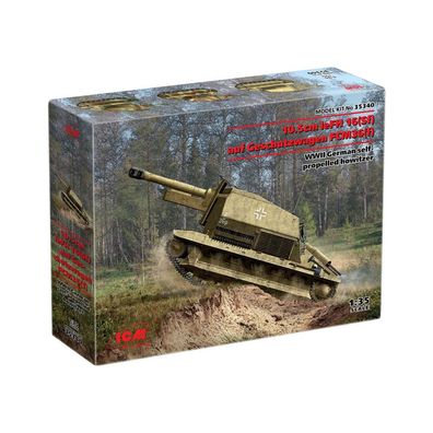 ICM - 10.5cm leFH 16 auf Geschützwagen FCM 36 f - 1:35 - 295 Teile