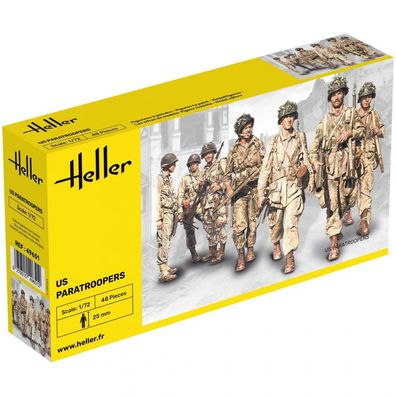 Heller - US Paratroopers - 1:72 - 48 Figuren