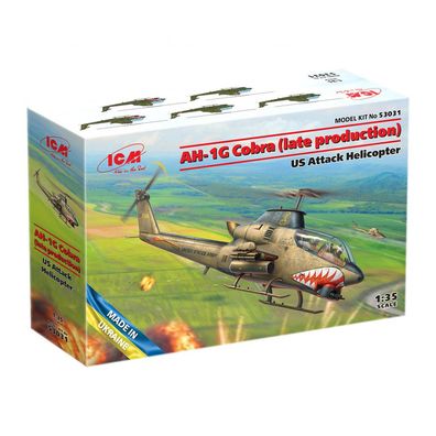 ICM - AH-1G Cobra (late production) - US Attack Helicopter - 1:35 - 305 Teile
