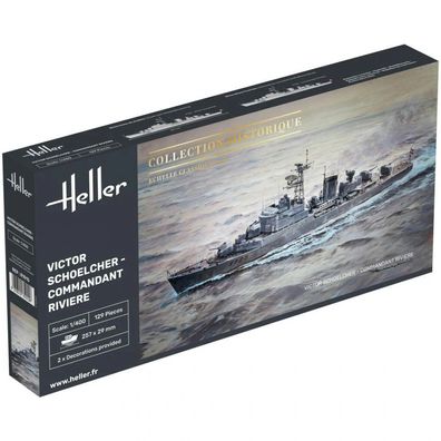 Heller - Victor Schoelcher - Commandant Riviere - 1:400 - 129 Teile
