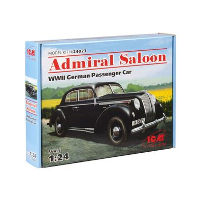 ICM - Admiral Saloon - WWII German Passenger Car - 1:24 - 160 Teile