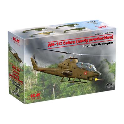 ICM - AH-1G Cobra - early production - US Attack Helicopter - 1:32 - 226 Teile