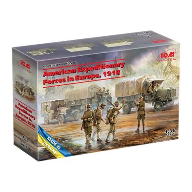ICM - American Expeditionary Forces in Europe (1918) - 1:35 - 612 Teile