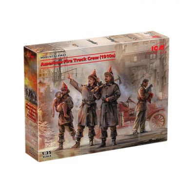 ICM - American Fire Truck Crew 1910s - 1:35 - 5 Figuren