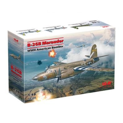 ICM - B-26B Marauder - WWII American Bomber - 1:48 - 363 Teile