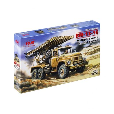 ICM - BM-13-16 - Raketenwerfer - 1:72 - 112 Teile