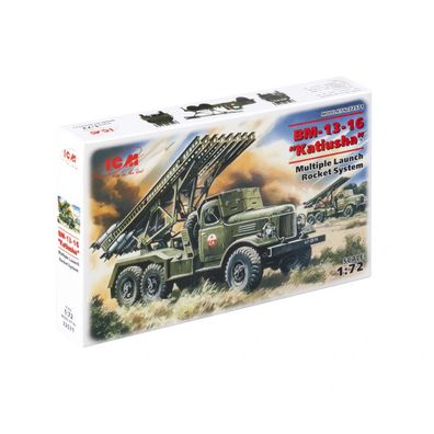 ICM - BM-13-16 Katiusha - Russischer Raketenwerfer - 1:72 - 147 Teile