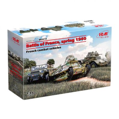 ICM - Battle of France (Spring 1940) - French combat vehicles - 1:35 - 514 Teile