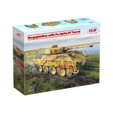 ICM - Bergepanther mit Pz. Kpfw. IV Turm - 1:35 - 423 Teile